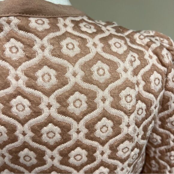 Frenchi cropped geometric blush colored jacket Sz XS/S - Picture 4 of 7